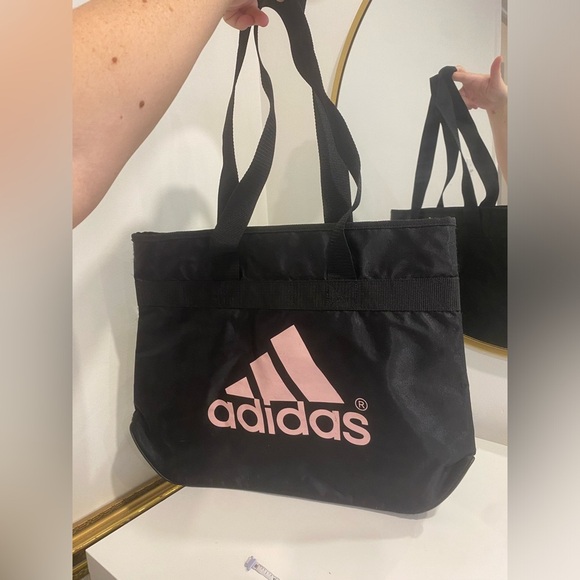 Adidas Pink Logo Tote Bag - Picture 3 of 8